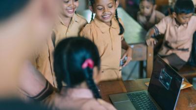 Children in classroom